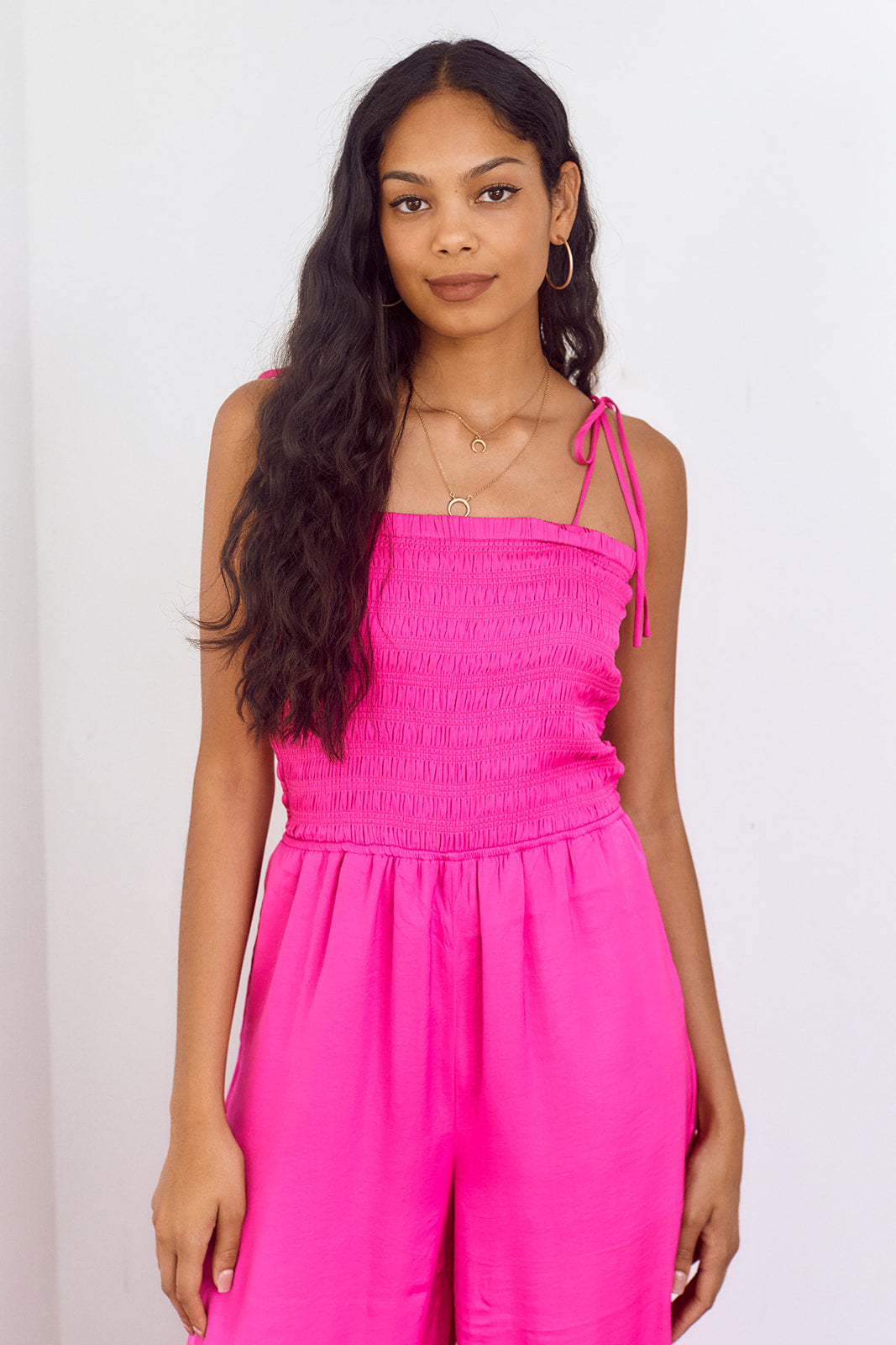 SALE - Camille Smocked Jumpsuit - fab'rik