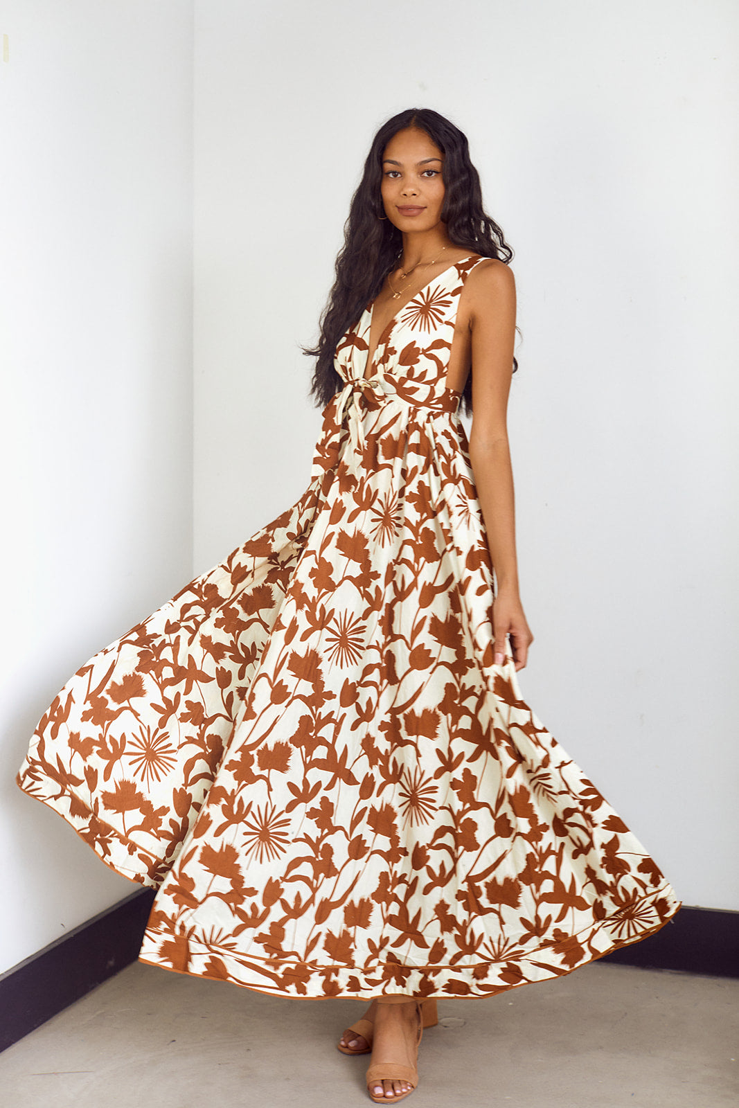 Kimber Floral Maxi Dress - fab'rik