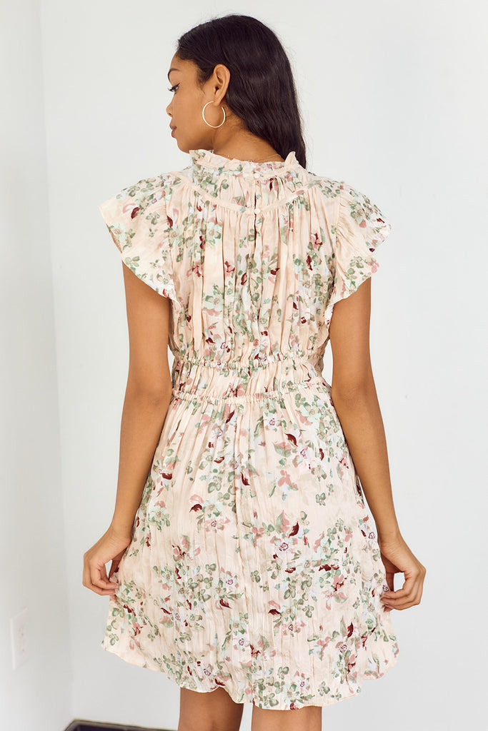 SALE - Kimball Ruched Floral Dress - fab'rik