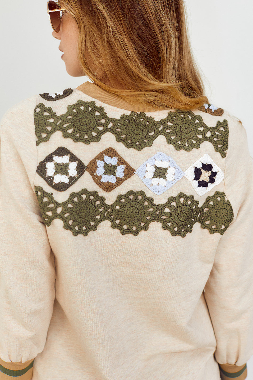 SALE - Mixson Floral Detail Sweatshirt - fab'rik