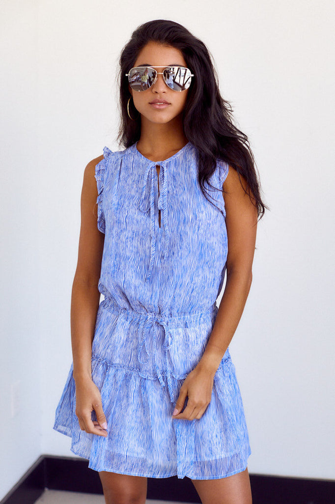SALE - Journie Ruffle Detail Smocked Waist Dress - fab'rik