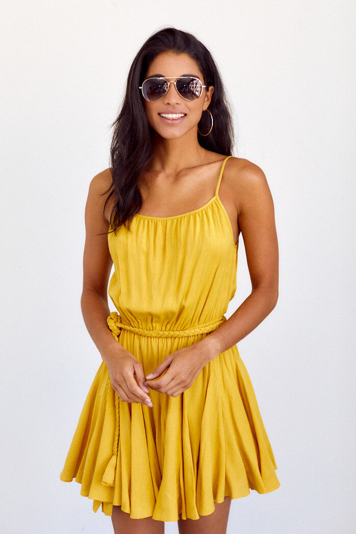 SALE - Clara Sleeveless Swing Wrap Dress - fab'rik