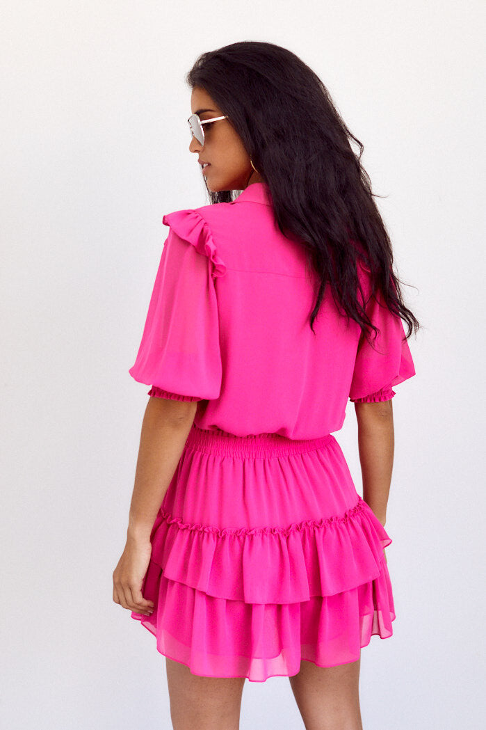SALE - Lottie Pocket Detail Smocked Waist Dress - fab'rik