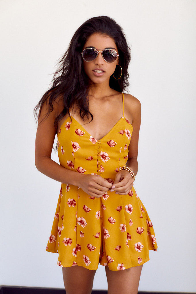SALE - Adler Printed Romper - fab'rik