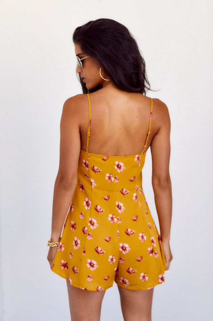 SALE - Adler Printed Romper - fab'rik