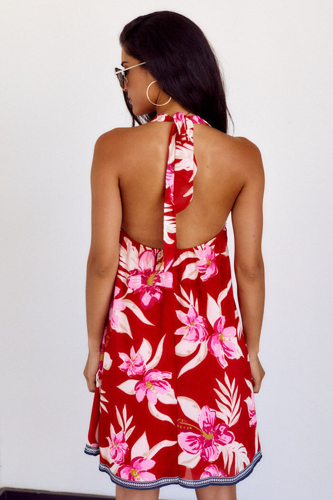 SALE - Amulet Floral Print Dress - fab'rik