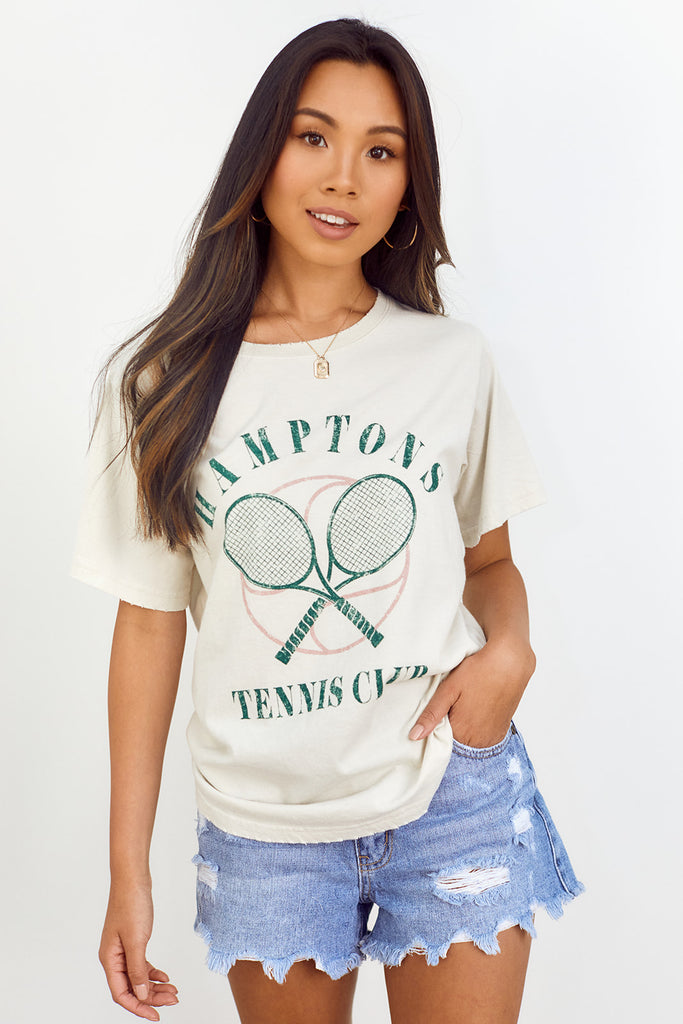 SALE - Hamptons Tennis Club Graphic Tee - fab'rik