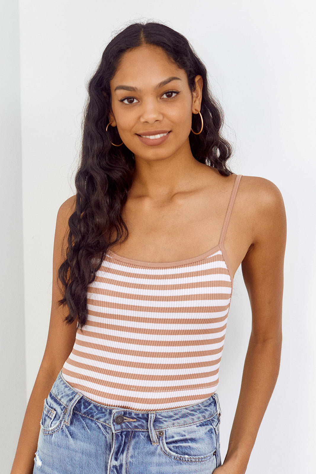 SALE - London Striped Bodysuit - fab'rik