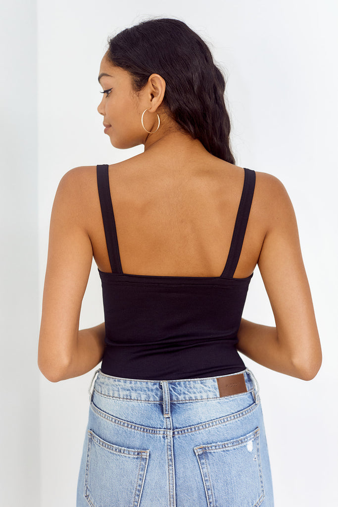 Milton V Neck Bodysuit - fab'rik