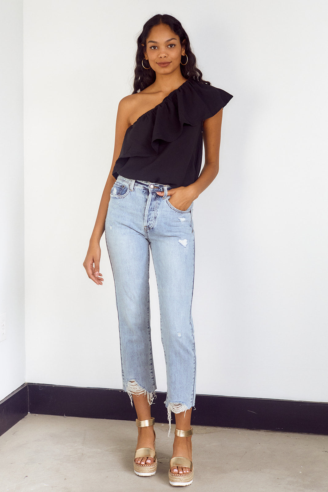 SALE - Harlow Off The Shoulder Top - fab'rik