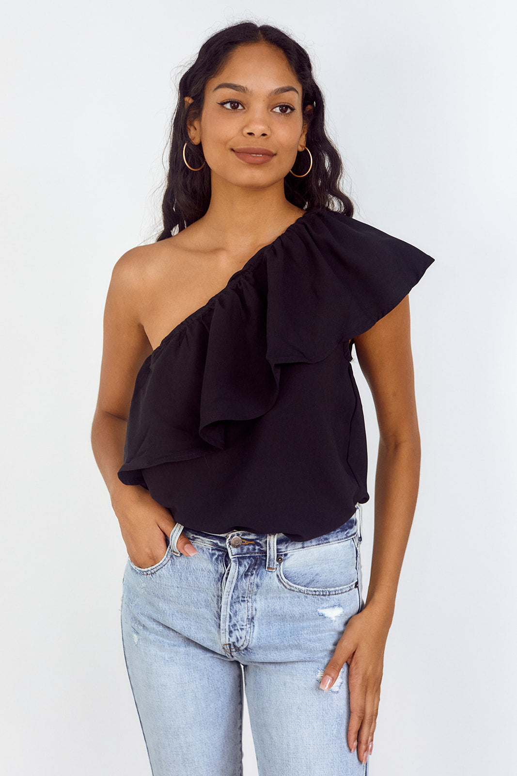 SALE - Harlow Off The Shoulder Top - fab'rik