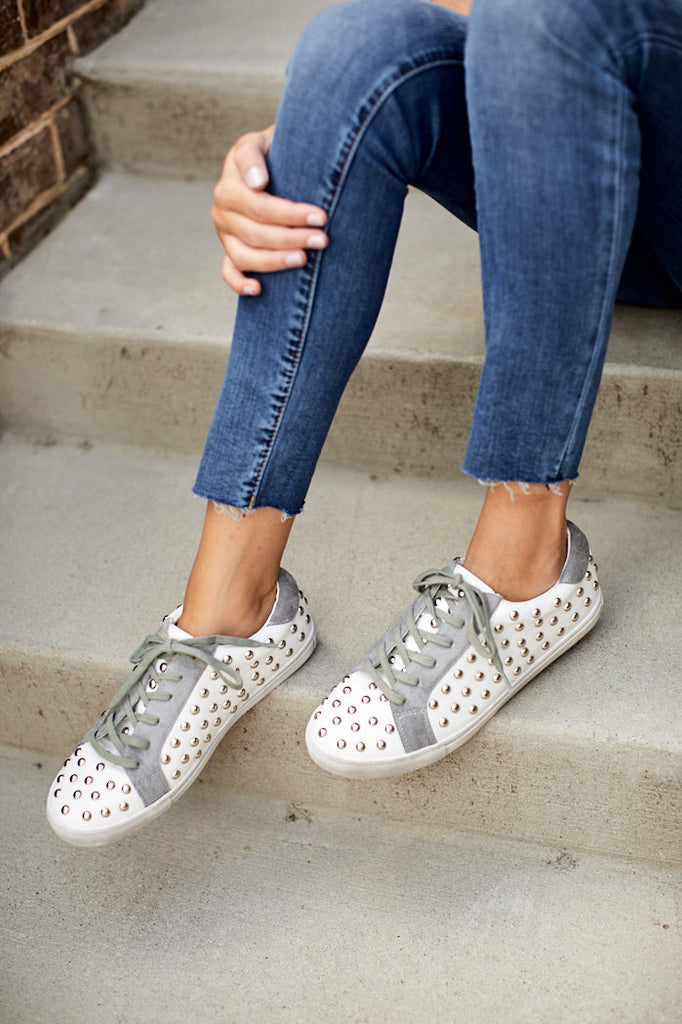 Quasar Studded Sneakers - fab'rik