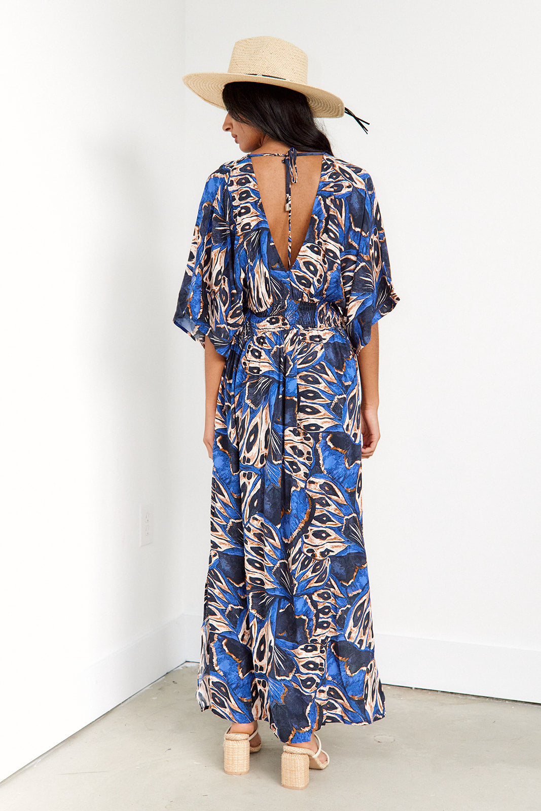 Fawn V Neck Maxi Dress - fab'rik
