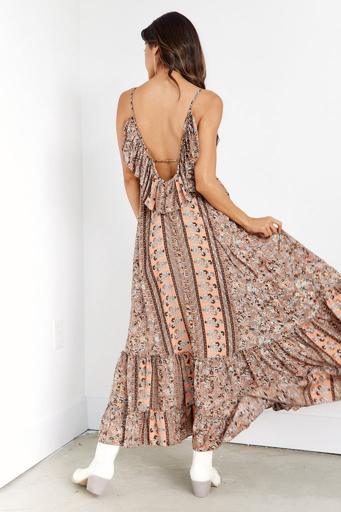 Devyn Maxi Ruffle Dress - fab'rik
