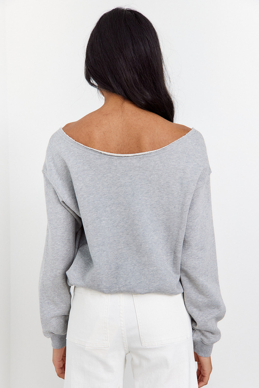 Orla Off The Shoulder Sweatshirt - fab'rik