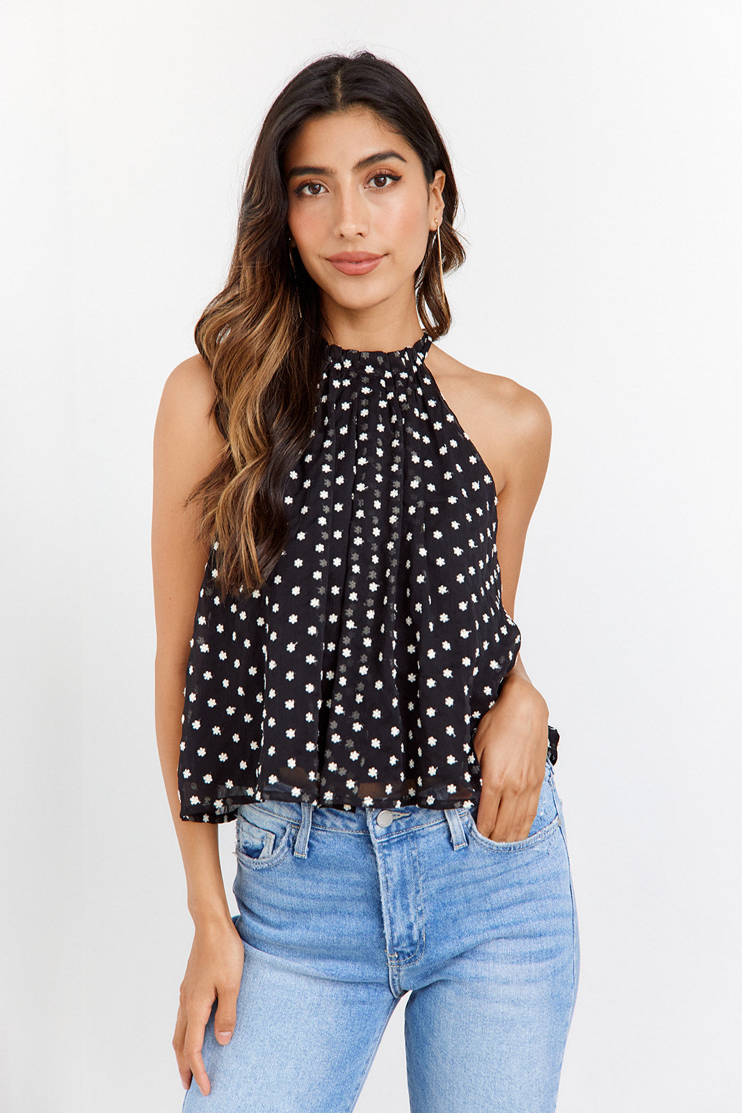 Octavia Floral Embroidered Blouse - fab'rik