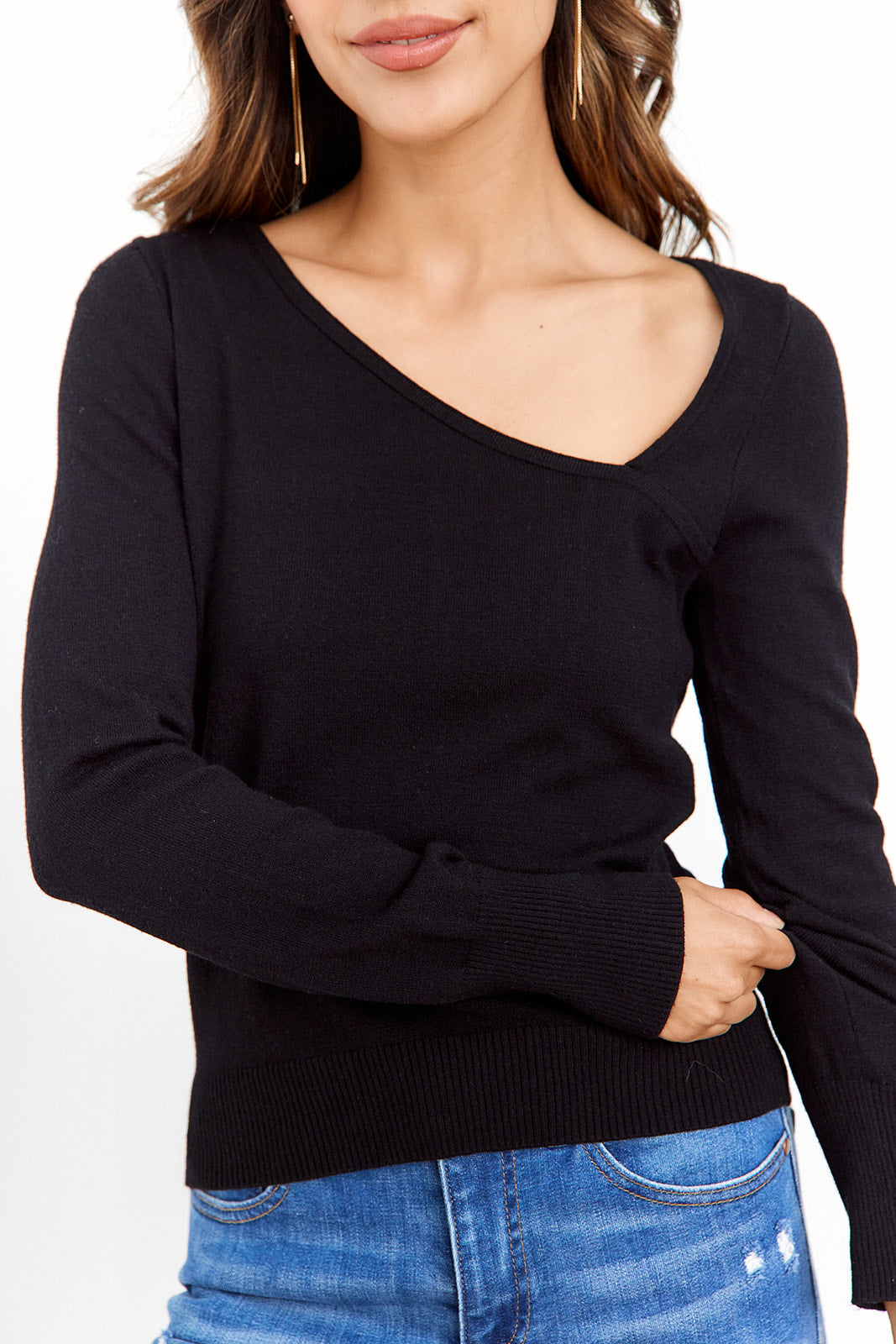 Z Supply Karlie Asymmetrical Sweater - fab'rik