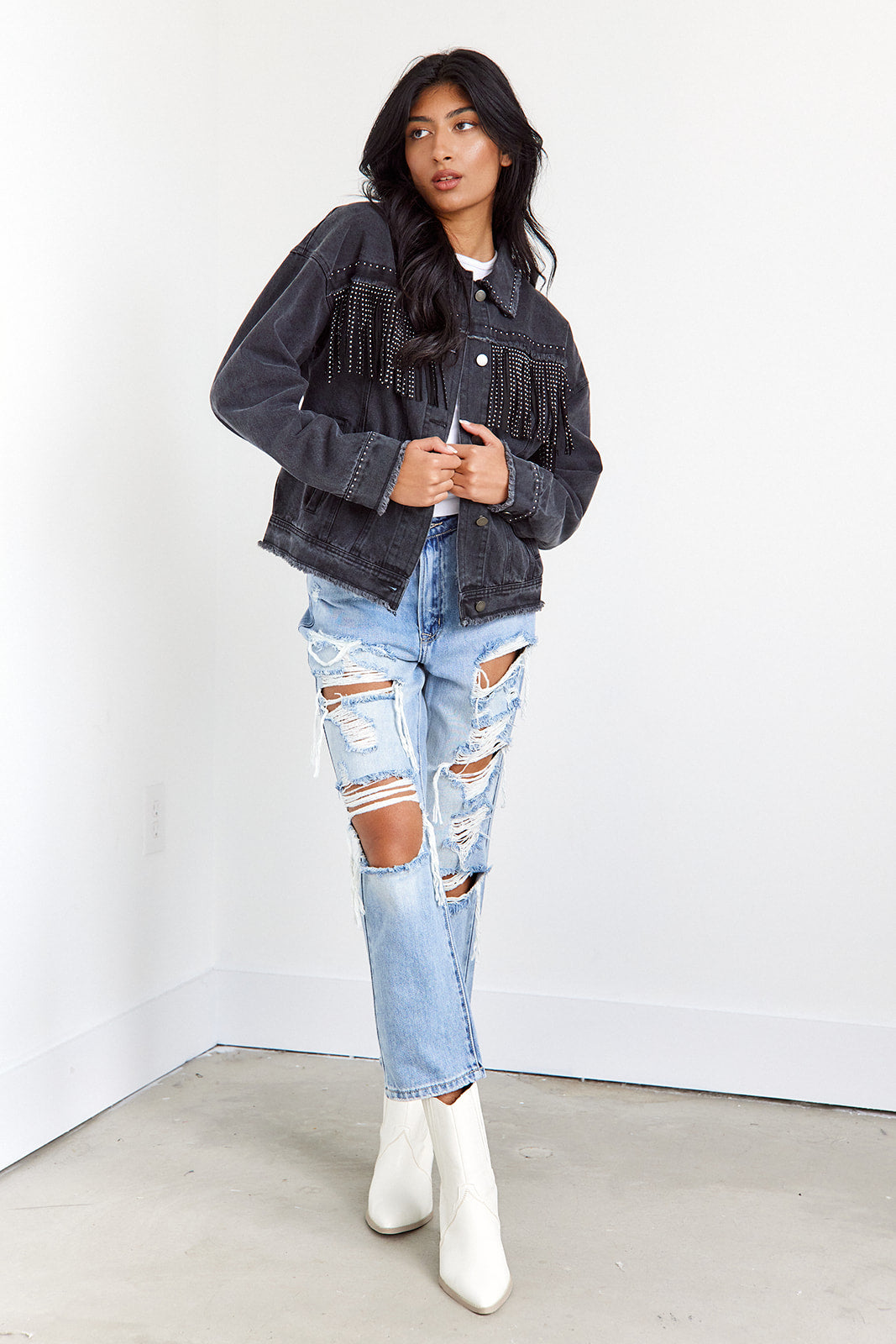 Freya Fringe Jacket - fab'rik