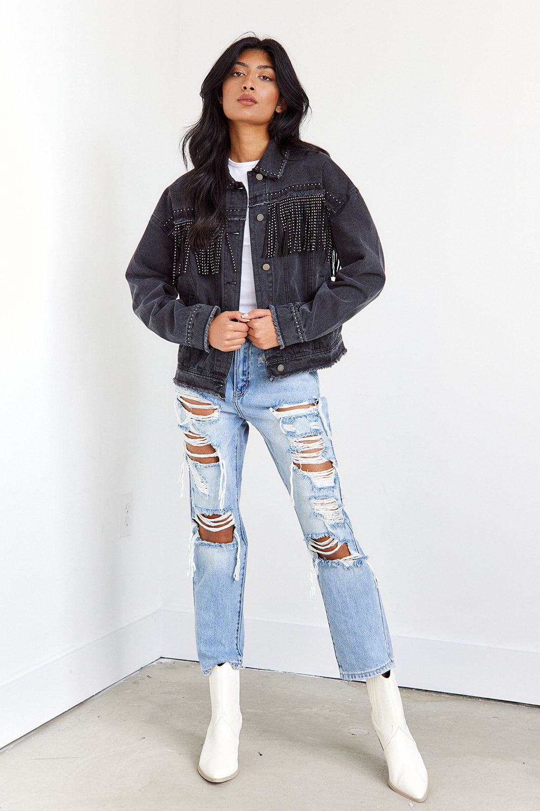 Freya Fringe Jacket - fab'rik