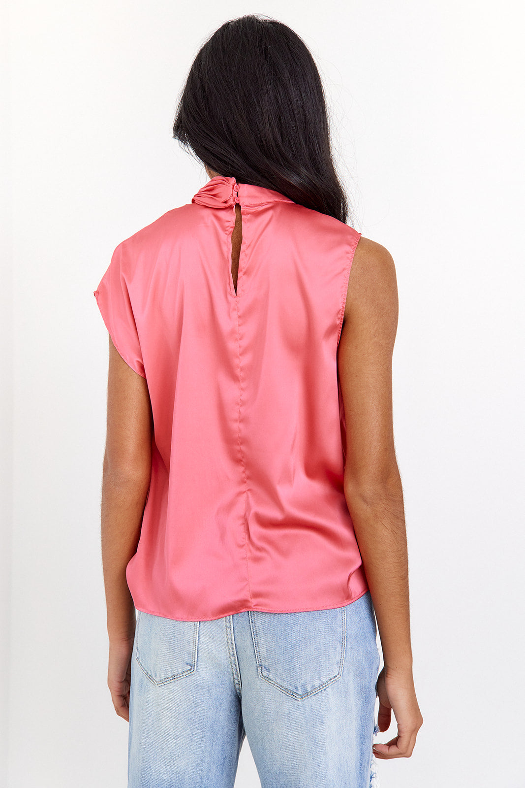 Claude High Neck Drapped Top - fab'rik