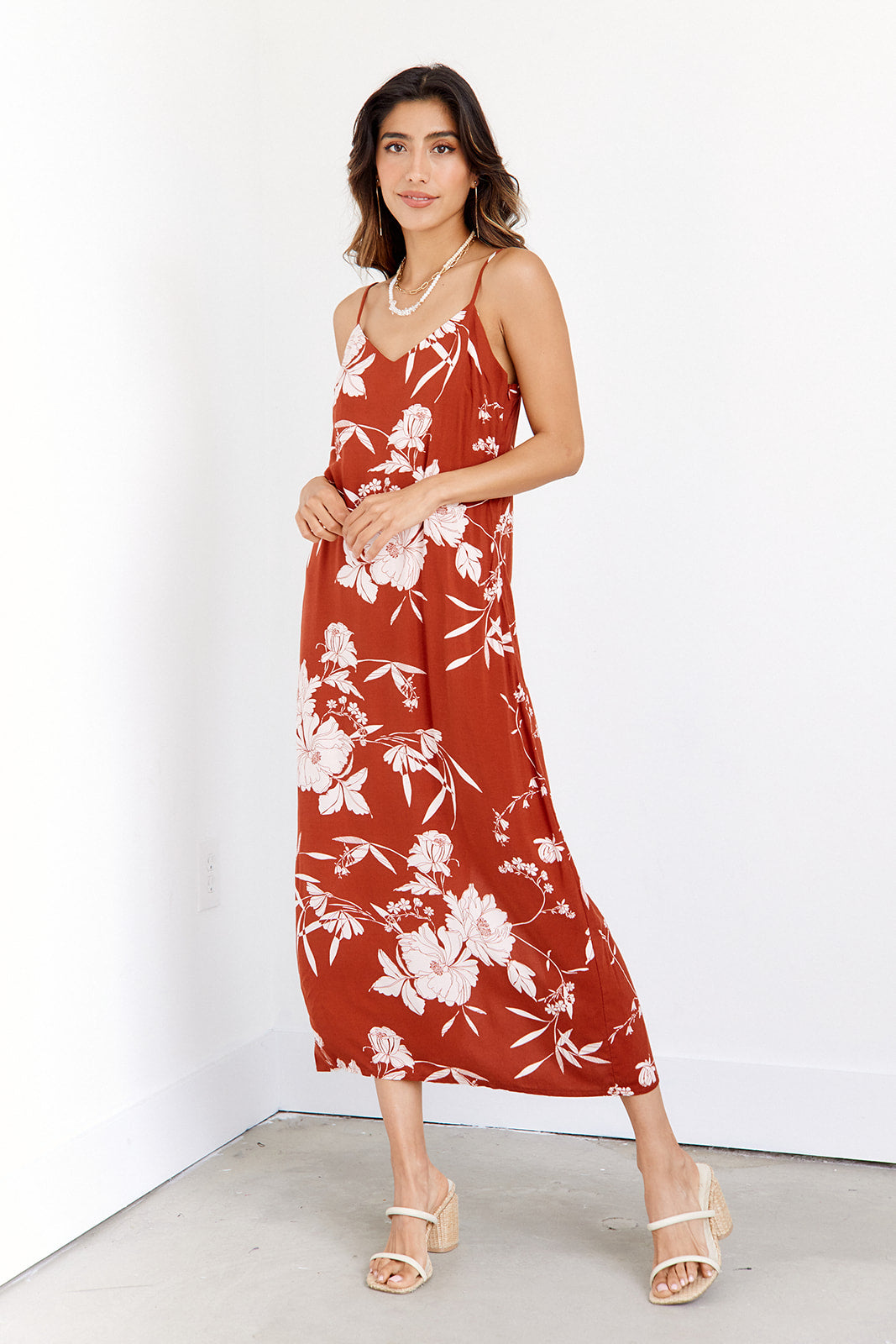 Z Supply Marlee Floral Midi Dress - fab'rik