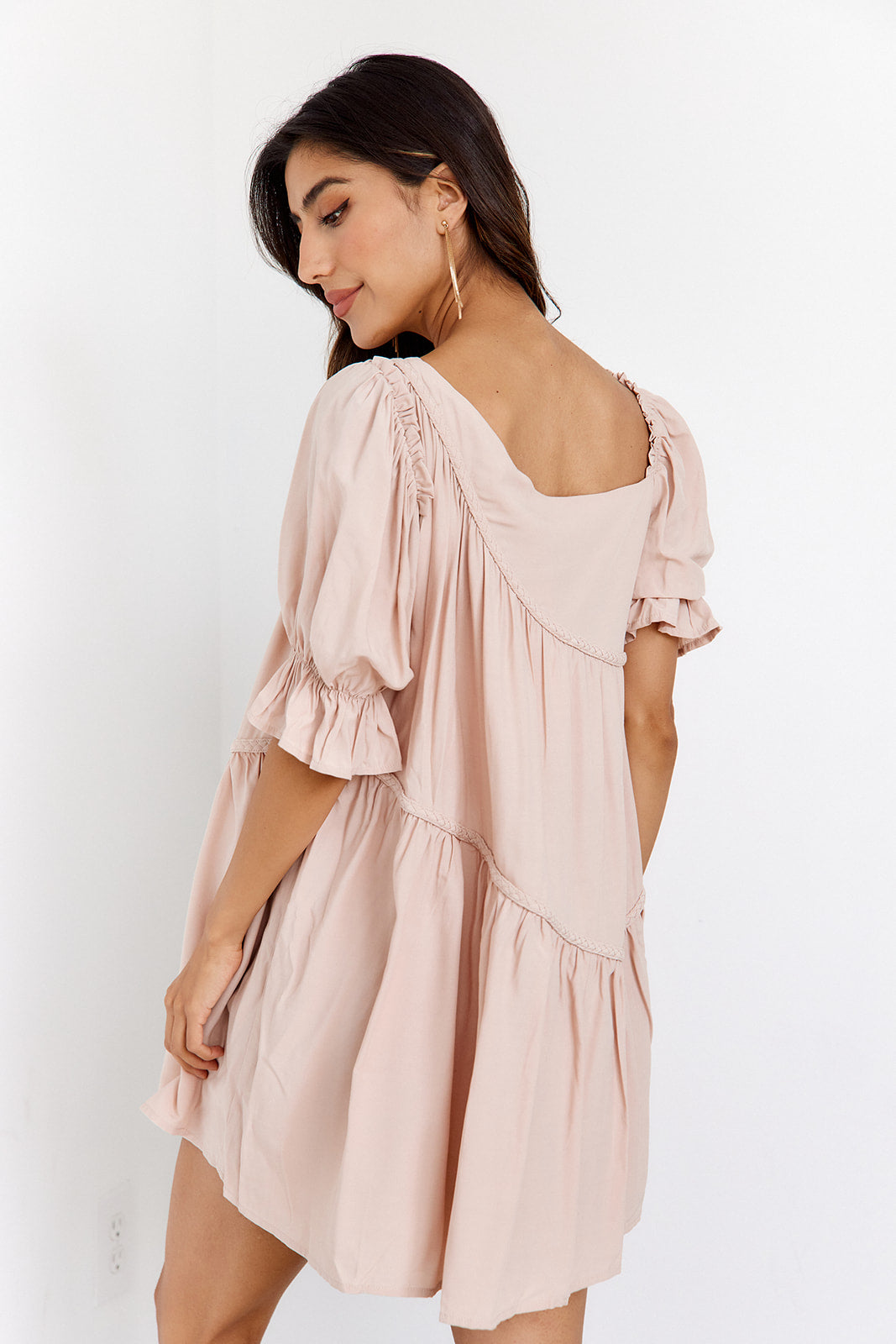 Olivia Braided Detail Dress - fab'rik