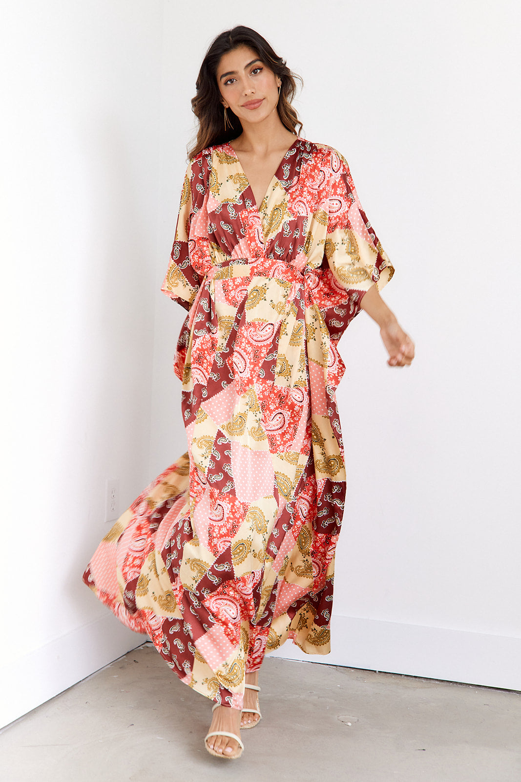 Rina Kimono Maxi Dress - fab'rik