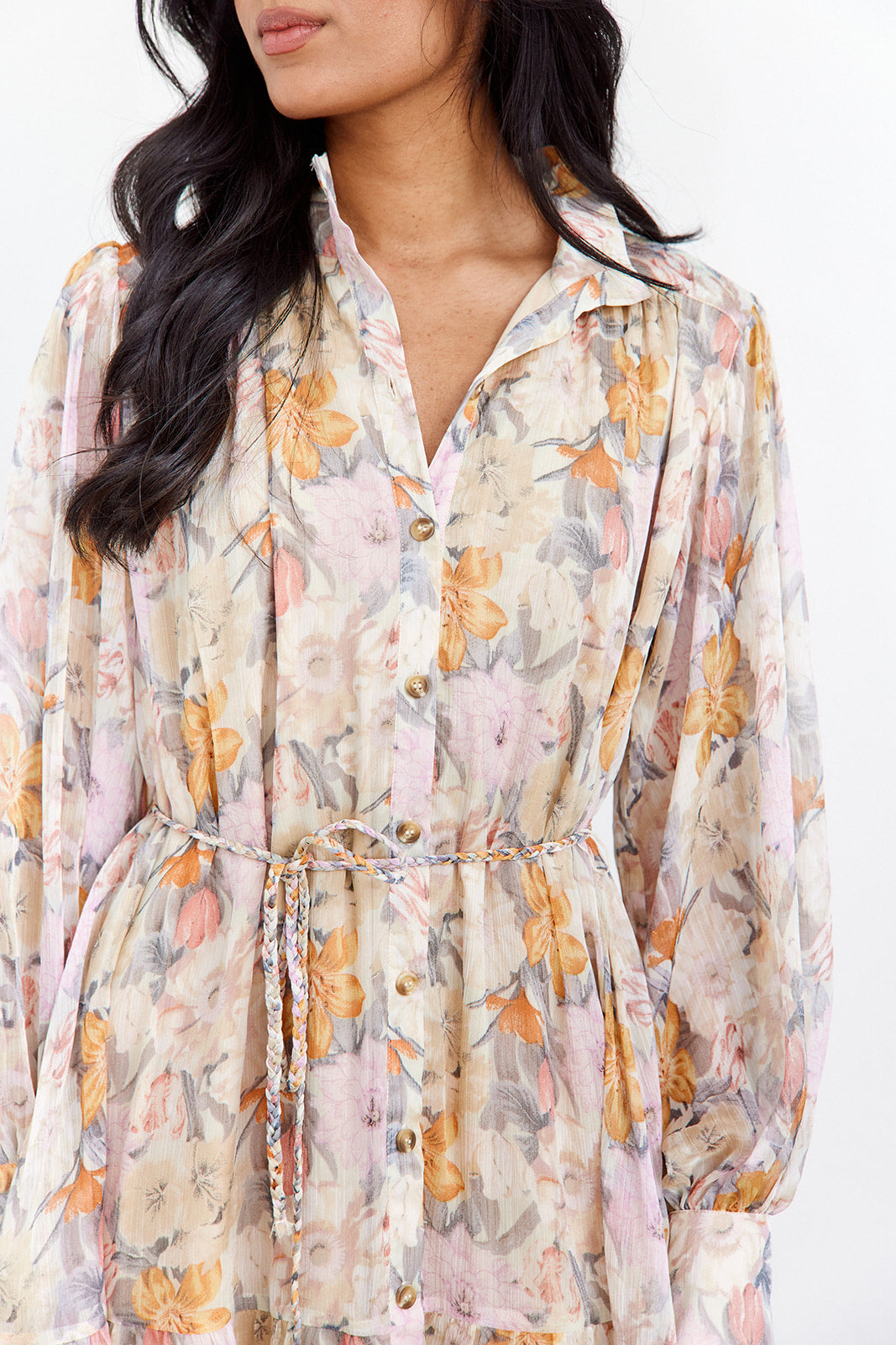 Acacia Floral Mini Dress - fab'rik