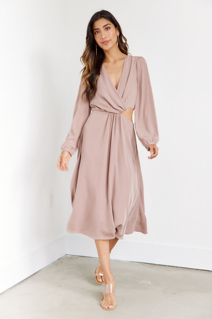 Legacy Cut Out Midi Dress - fab'rik