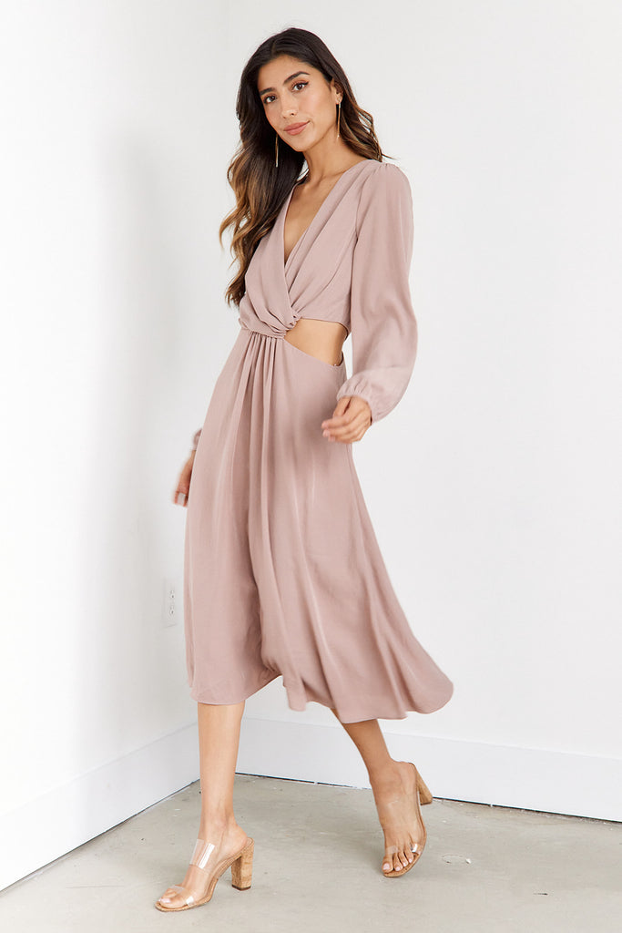 Legacy Cut Out Midi Dress - fab'rik