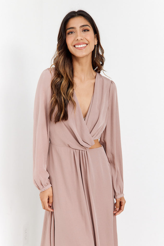 Legacy Cut Out Midi Dress - fab'rik