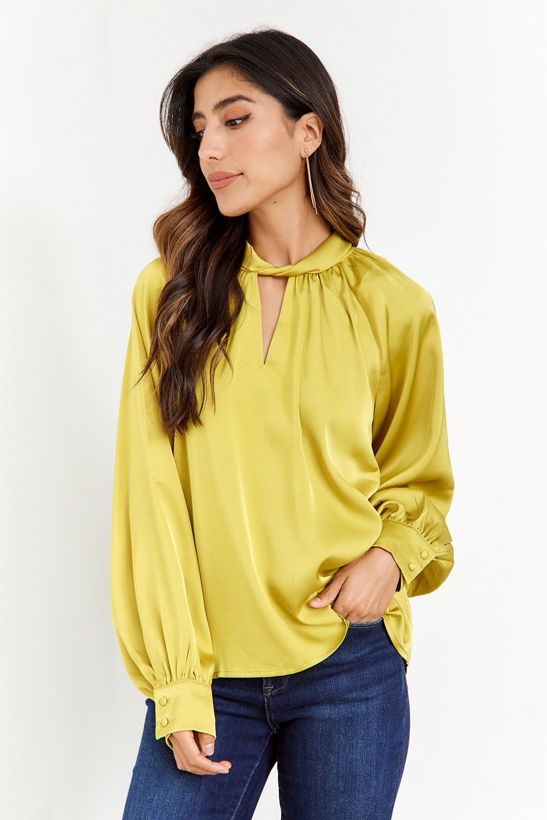 Yareli Satin Blouse - fab'rik