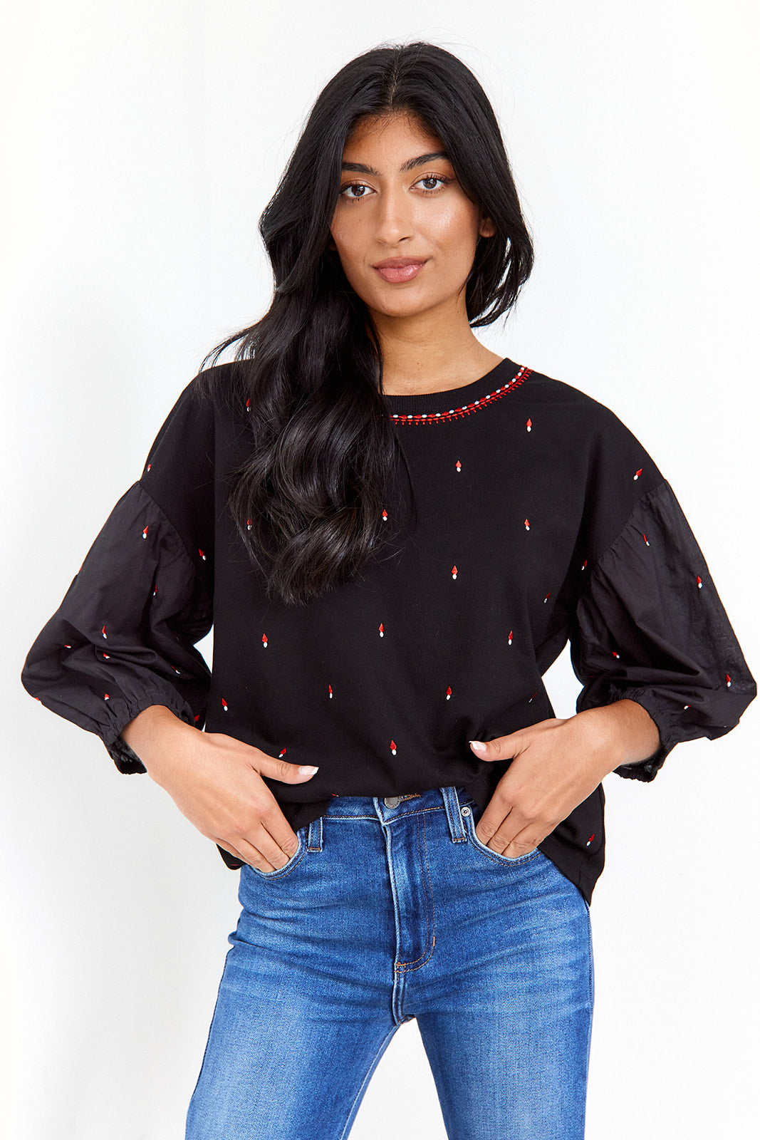 Radley Patterned Long Sleeve Top - fab'rik