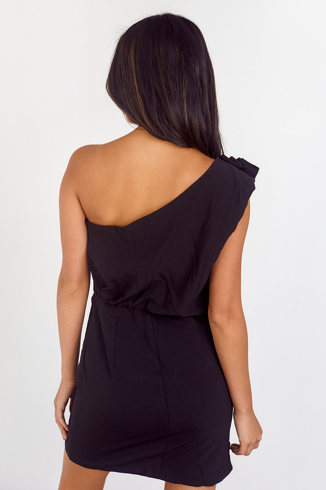 SALE - Zoria Draped One Shoulder Dress - fab'rik