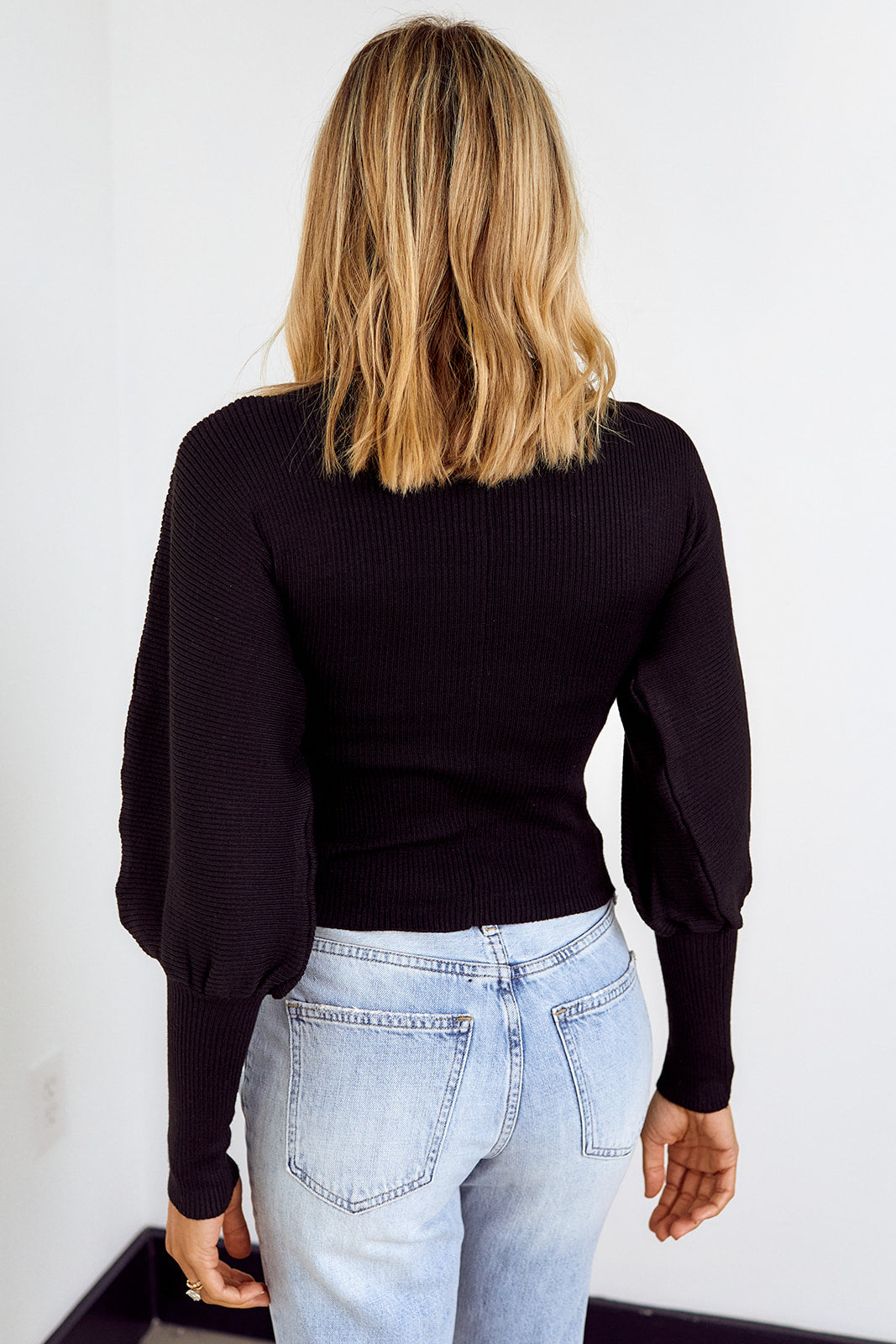 Roxanne Puff Sleeve Sweater - fab'rik