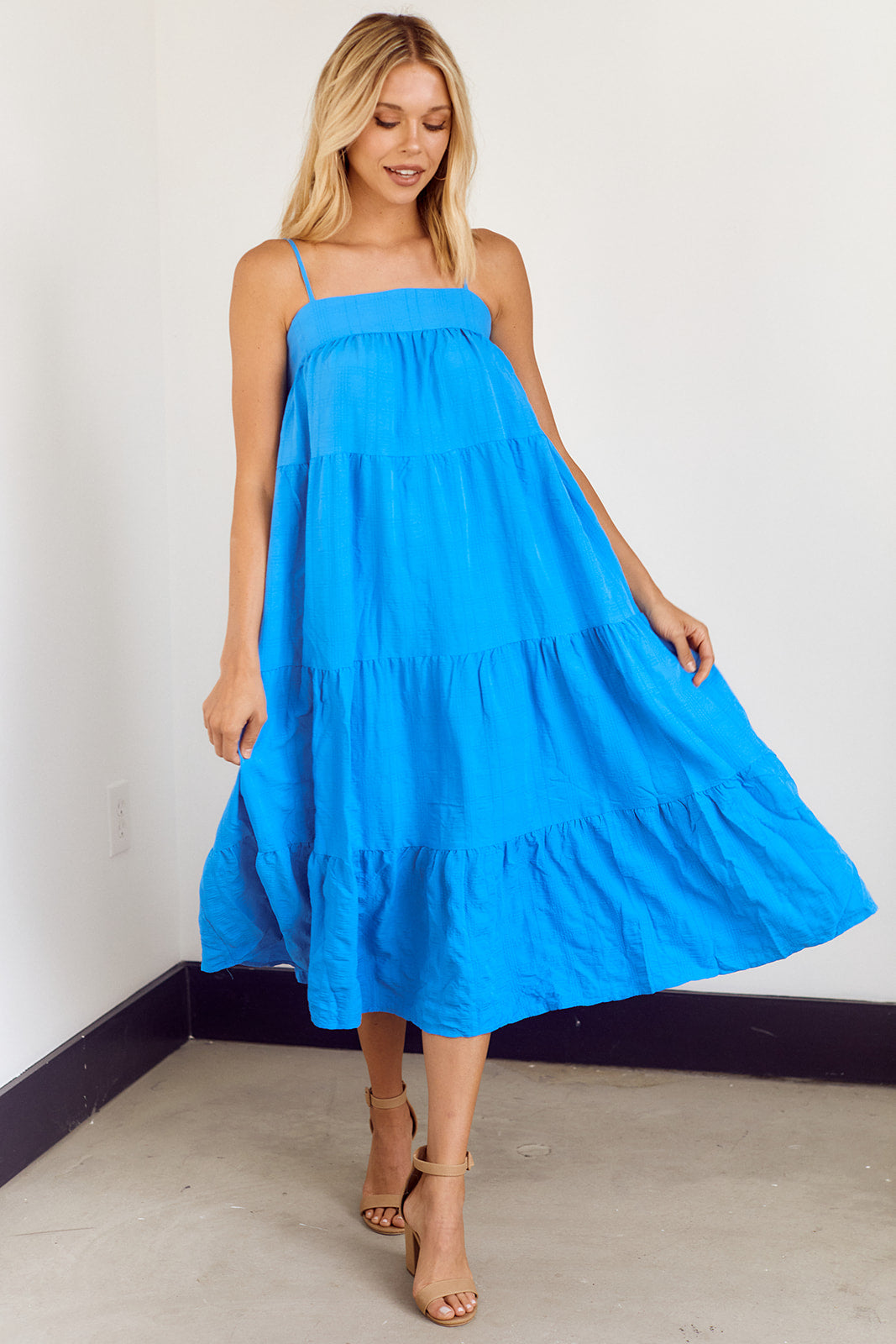 SALE - Boca Tiered Midi Dress - fab'rik