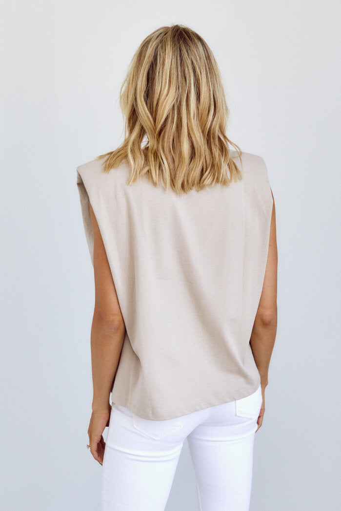 SALE - Crosby Shoulder Pad Tee - fab'rik