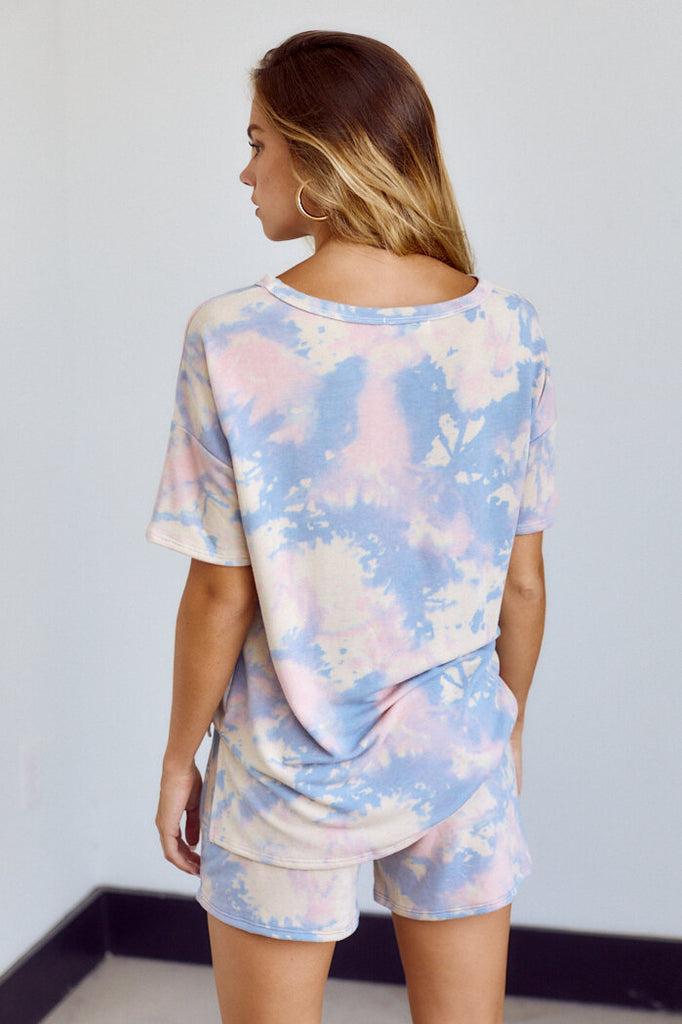 SALE - Chloe Tie Dye Lounge Top - fab'rik