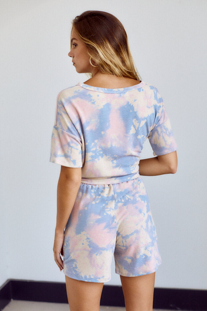 SALE - Chloe Tie Dye Lounge Short - fab'rik