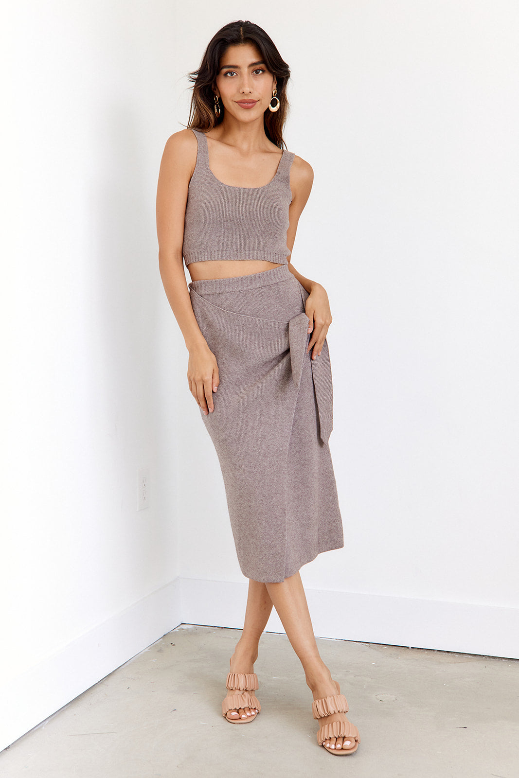 Eliza Sweater Cropped Top - fab'rik