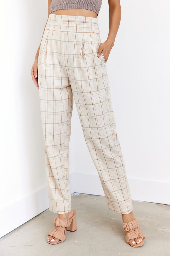 Taryn Plaid Pant - fab'rik