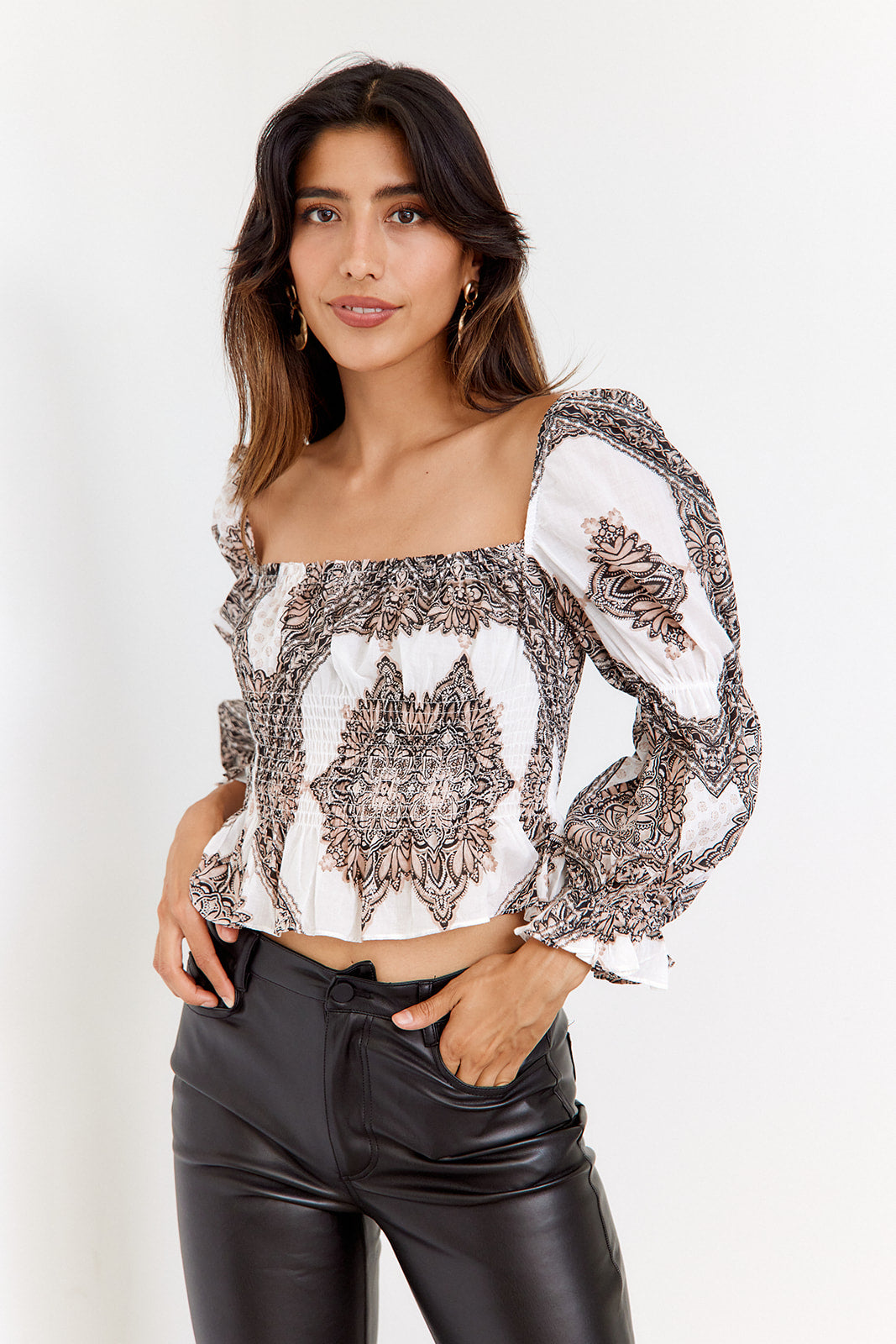 Agnes Printed Blouse - fab'rik
