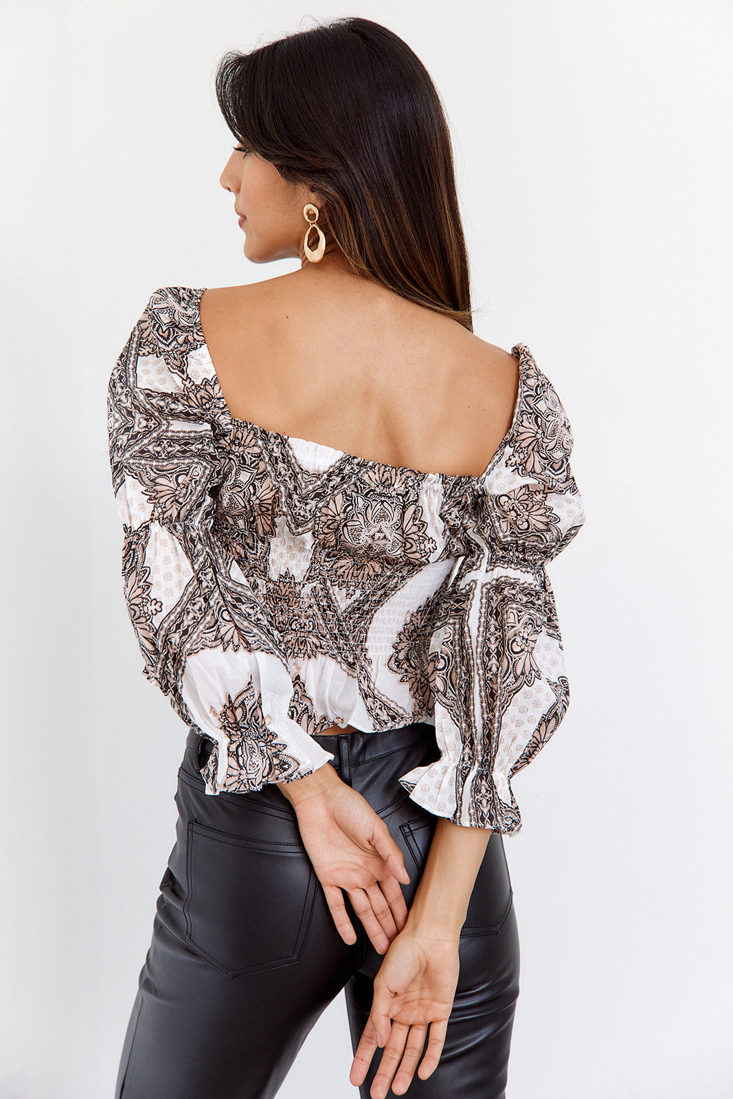 Agnes Printed Blouse - fab'rik