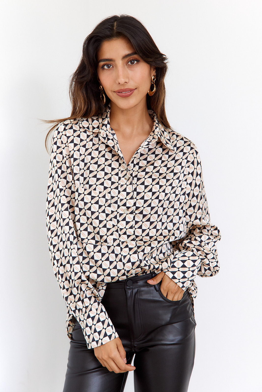 Parker Button Down Blouse - fab'rik