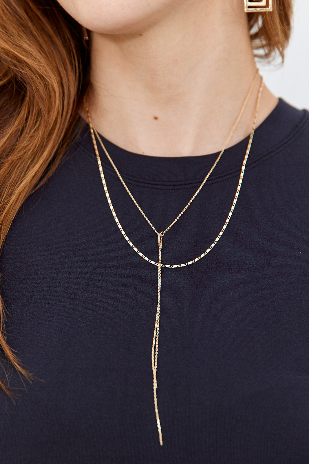 Portia Chain Y Necklace - fab'rik