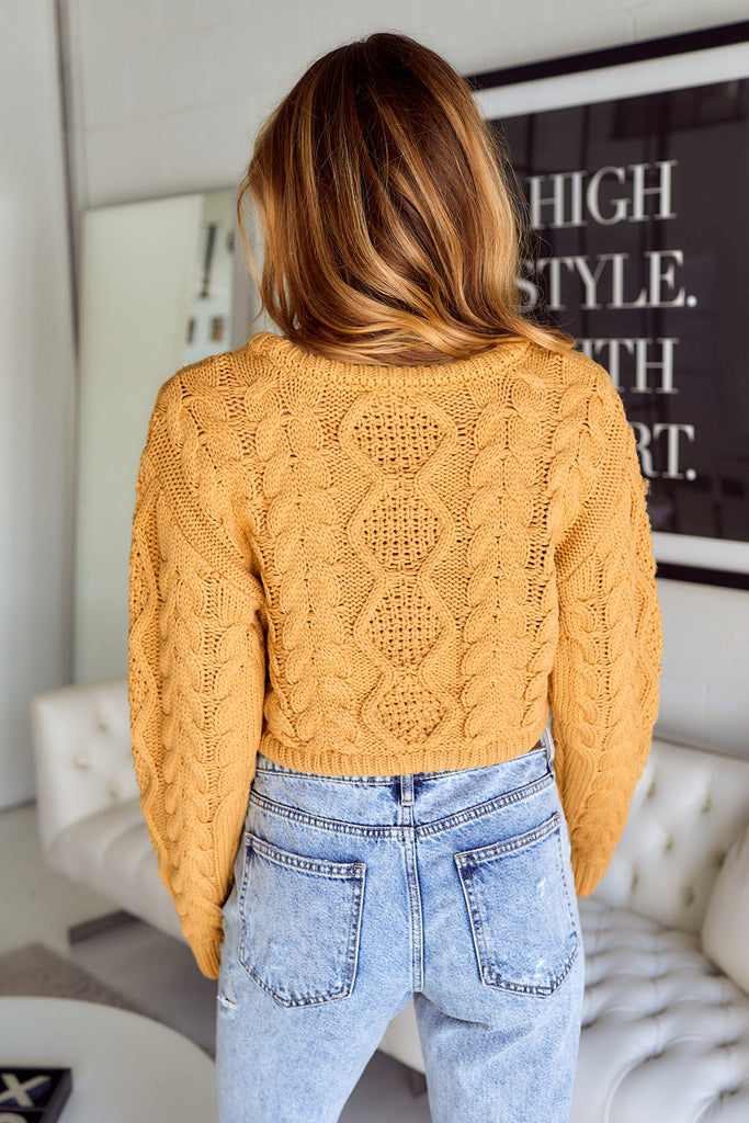 SALE - Sansing Tie Waist Sweater - fab'rik