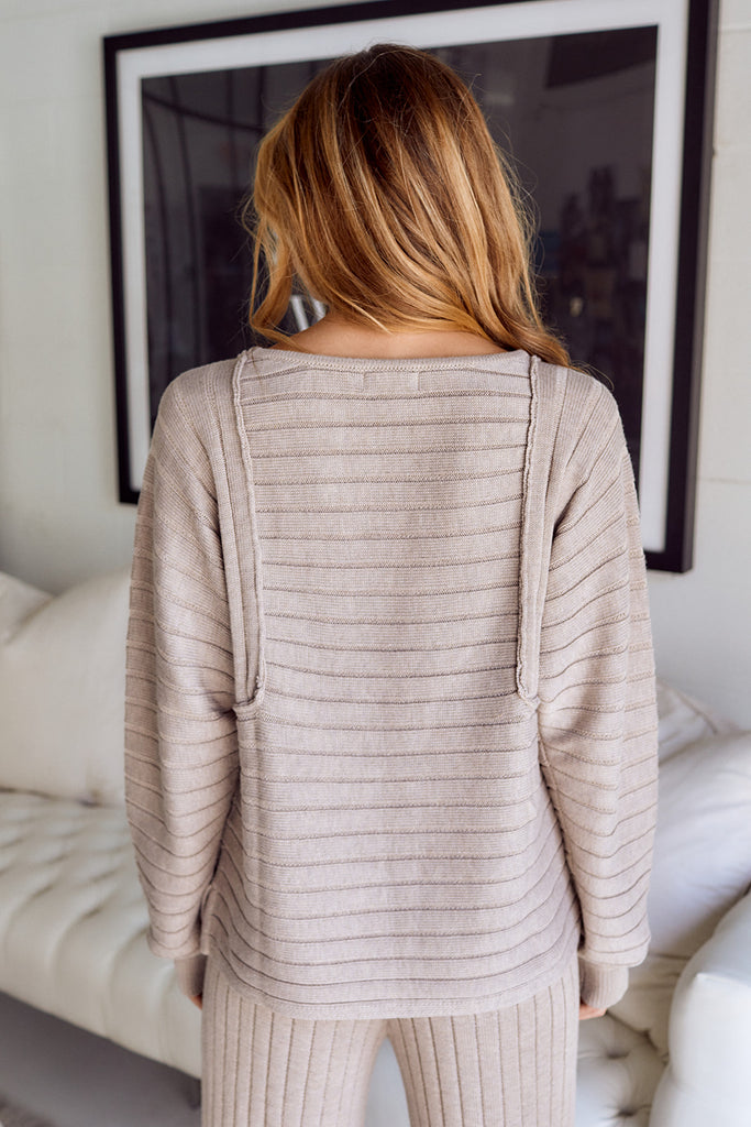 Juliet Ribbed Lounge Top - fab'rik