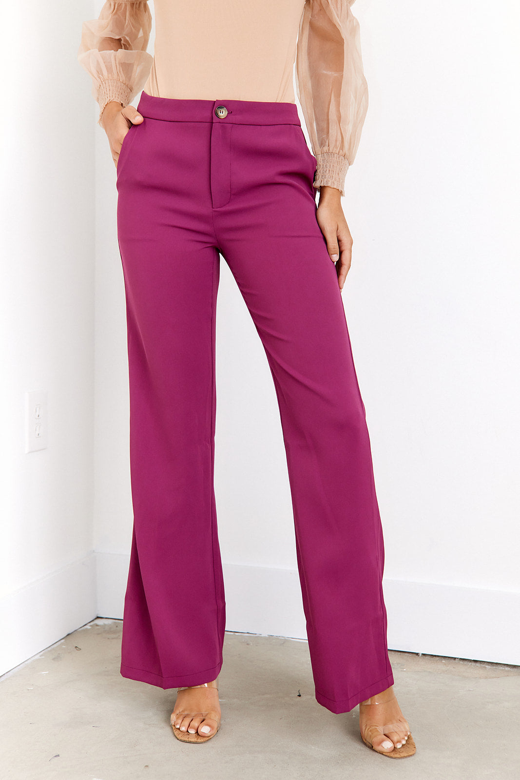 Leona Crop Flare Trouser - fab'rik