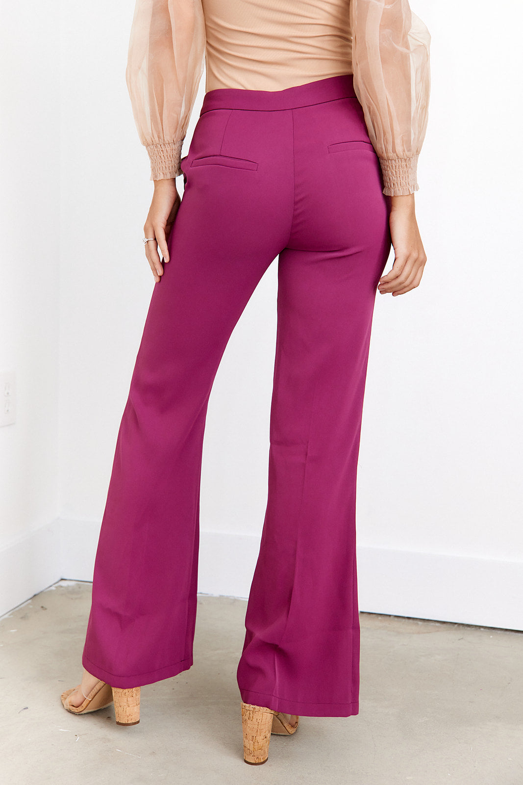 Leona Crop Flare Trouser - fab'rik