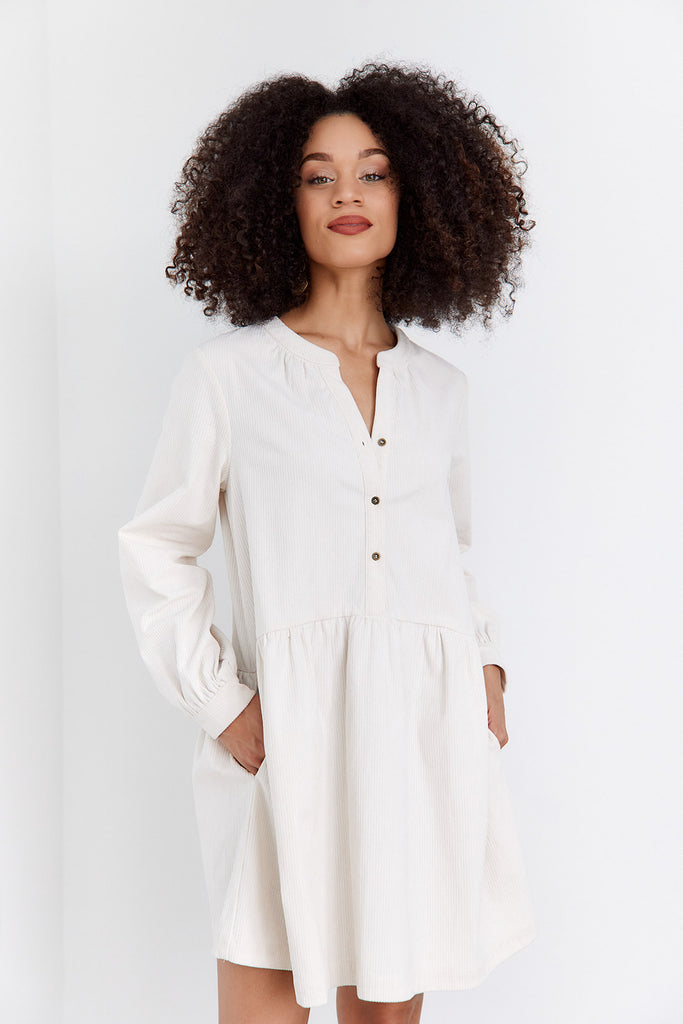 Soleil Mini Corduroy Dress - fab'rik